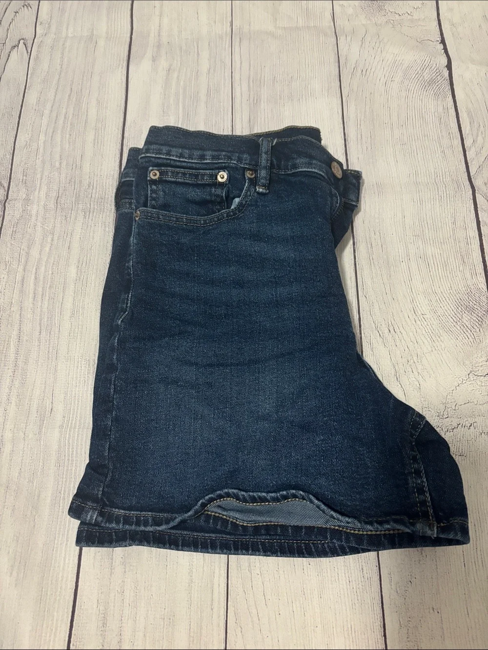 Calvin Klein Navy Blue Denim Shorts